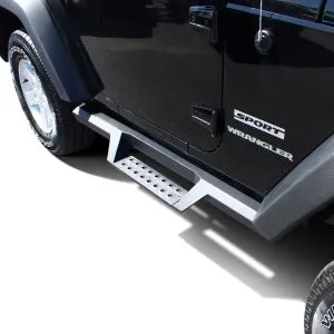 WESTIN JK 2DR: HDX Drop Nerf Bars Textured Black Steel SKU 56-13315