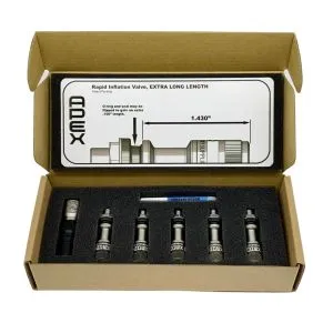 APEX Rapid Inflation Valve XL LENGTH SET OF 5