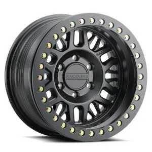 Raceline RT951B Ryno Beadlock Satin Black 17x9 -38 JK,JL,JT Set of 5 SKU RT951B-79050-38
