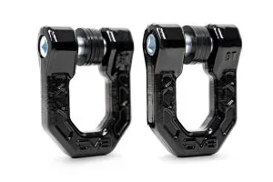 DV8 Offroad Elite Series 3/4" D-Ring Shackles | Pair SKU UNSK-01BL
