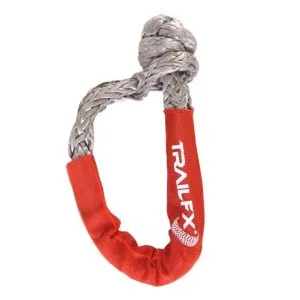 TRAILFX Rope Shackle Red Single SKU WA046