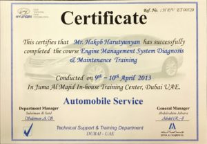 Engine Management System Diagnosis & Maintenance Training