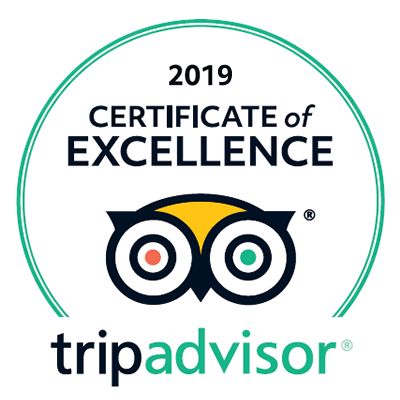 Trip advisor 2019 certificate of excellence